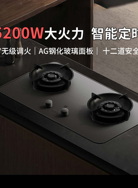 小米米家智能定时燃气灶P1家用台嵌式天然气灶双灶29