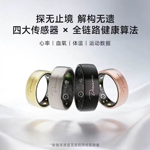 追觅AI智能戒指ECG心率血氧运动