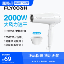 【阿里自营】Flyco/飞科电吹风家用大功率可折叠不伤发FH6231 254