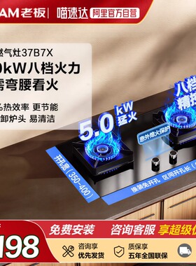 老板猛火燃气灶具57B1K大火力高热效灶台炉灶9B5K7打火灶 152