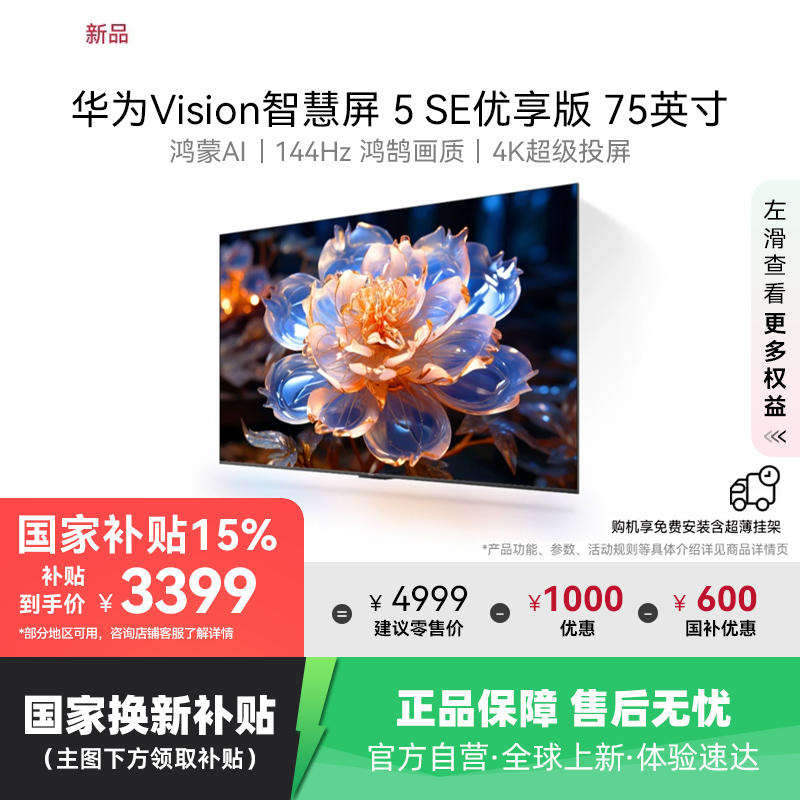 ΪVisionǻ 5 SE 75ӢAI Ͷ123 3399.15Ԫ