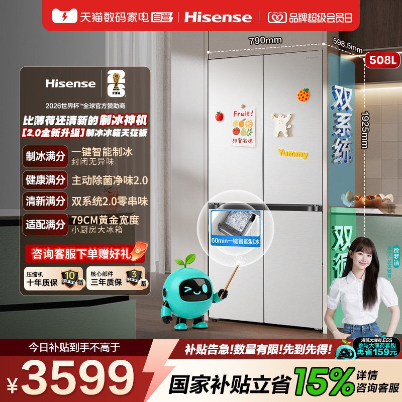 海信大薄荷2.0508十字制冰神机图片