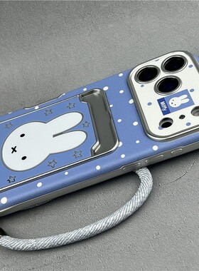 米菲兔兔子卡包适用opporeno14手机壳reno13卡通reon12可爱11带a58x挂绳a57插卡真我q5i卡套v23仿皮oppo皮纹p