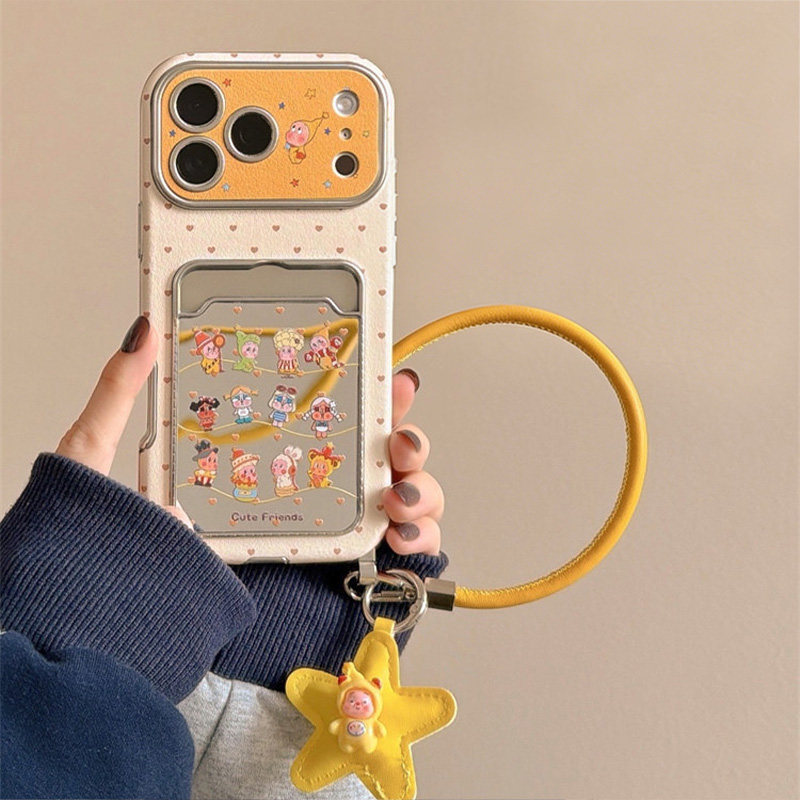 哭娃星星人卡包适用华为mate70手机壳mete70pro+卡通meta60镜面60por带十huawei挂件挂绳插卡卡套仿皮皮纹女p,3C数码配件,手机保护套/壳,淘宝优惠券,粉丝福利购,淘宝优惠卷