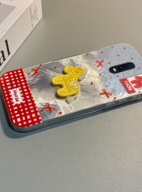 2026刺绣小马适用oppor17手机壳r15x新年r11splus红色r11s带r9挂件r9plus挂绳r7s卡通r17pro立体oppo马年0pp0