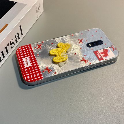 2026刺绣小马适用oppor17手机壳r15x新年r11splus红色r11s带r9挂件r9plus挂绳r7s卡通r17pro立体oppo马年0pp0