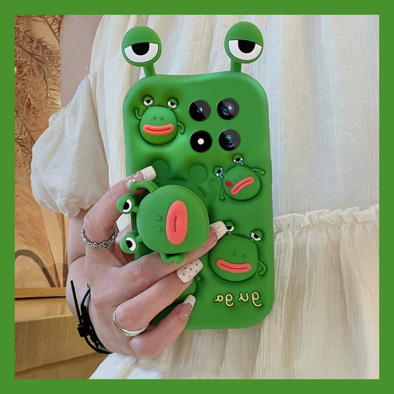 搞怪香肠嘴青蛙适用vivoiqoo15手机壳iqoo13pro立体12可旋转11s爱酷10丑萌9可爱8卡通7硅胶5全包3软iq00/vivo