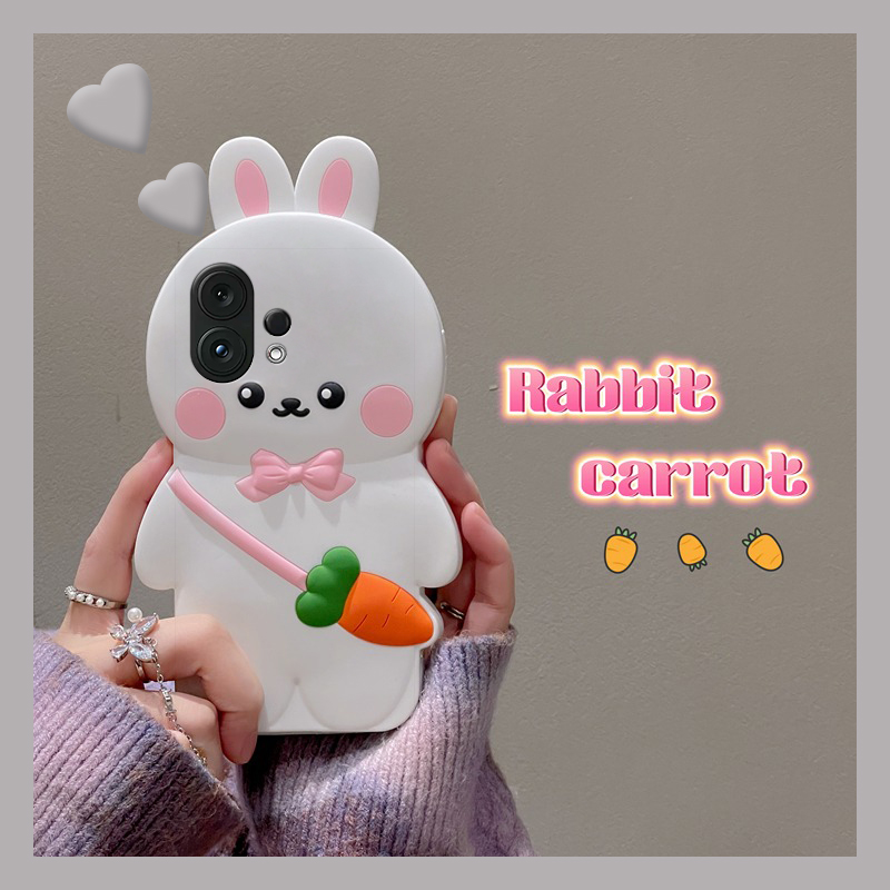 适用vivos30pro手机壳s20可爱s19立体s18e白色s17兔子s16蝴蝶结s15卡通s12超萌s10少女心s9硅胶s7软壳vivo女p