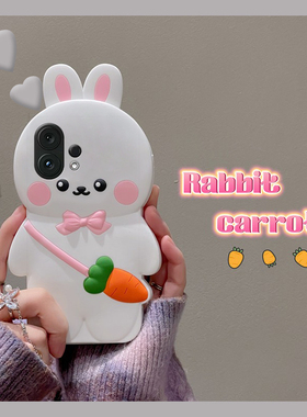 适用vivos30pro手机壳s20可爱s19立体s18e白色s17兔子s16蝴蝶结s15卡通s12超萌s10少女心s9硅胶s7软壳vivo女p