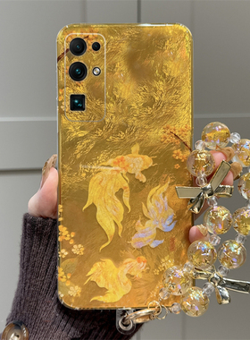 适用华为荣耀20手机壳30pro+中国风x30金色9x锦鲤x10新年v30蛇年30s本命年8x过年x20se春节v10女play3青春版i