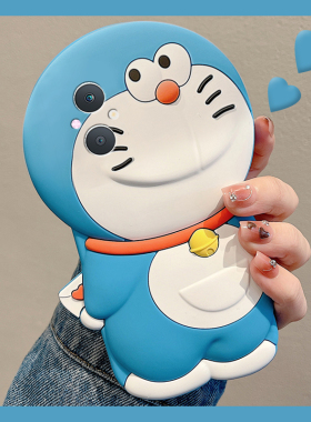 适用oppoa5手机壳a5pro卡通a97立体a3活力版a93s蓝色a91哆啦A梦a56可爱a72叮当猫a58趣味a11x动漫a2硅胶oppo