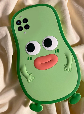 适用华为nova14手机壳novo13ultra活力版12pro卡通11se立体10z绿色9牛油果8表情7i可爱6se丑萌5趣味4硅胶软壳