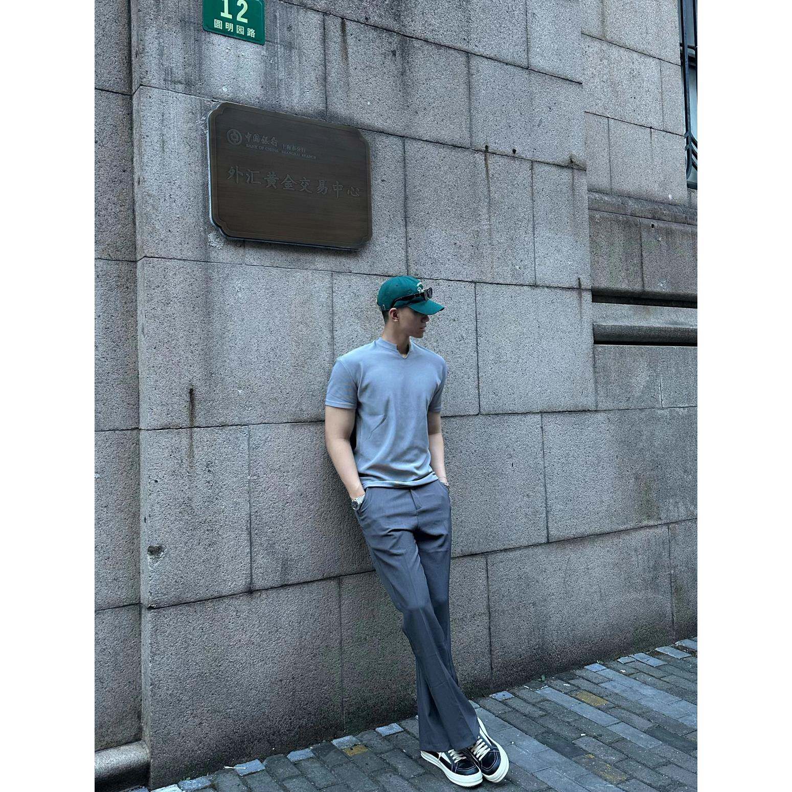 微喇cleanfit裤子男高级感直筒垂感西裤美式西裤休闲裤