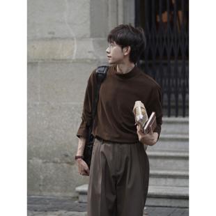 打底 简约套头安泰贝羊绒软糯松弛感中高领长袖 Eli 北欧日志