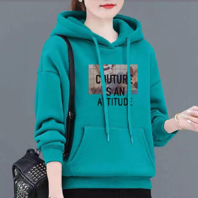 特价版淘宝断码品牌女装限时秒杀加绒加厚卫衣女秋冬季保暖衫连帽