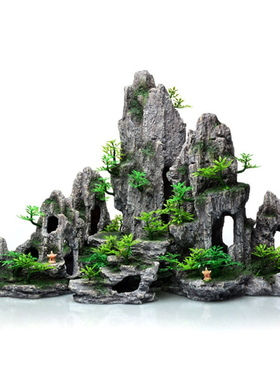 Plant rockery multi-style aquarium decorations, fish tank de
