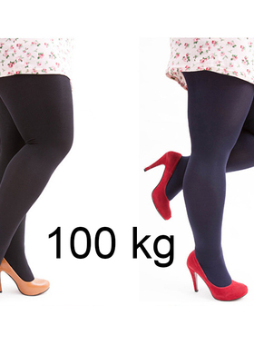 W58 Medias Mujer Plus Size Tights Velvet Collant Stretchy Pa