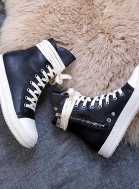 2021 Fashion Women Black Sneakers 44 Chaussure Femme Women S