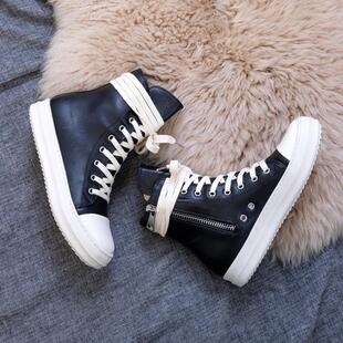 2021 Fashion Women Black Sneakers 44 Chaussure Femme Women S
