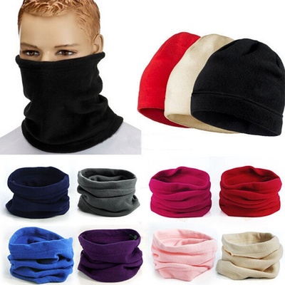 Fashion Warm Male Soft Fleece Scarves Men Winter Scarf Ring