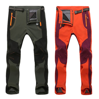 Winter Casual Stch Pants Men Women Fleece Military Cargo Pan