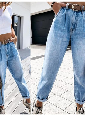 jean woman mom jeans pants boyfriend jeans for women with hi