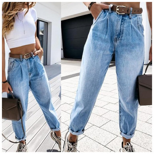 jean woman mom jeans pants boyfriend jeans for women with hi
