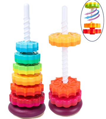 Baby Stackable towers Rainbow Tower Toy big size Color Shape