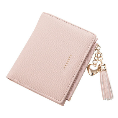2022 Tassel Women Wallet Small Cute Wallet Women Short Leath