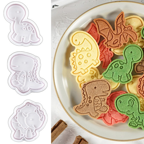 Dinosaur Cookie Cutter Mold for Baking Dinosaur Molds Fondan