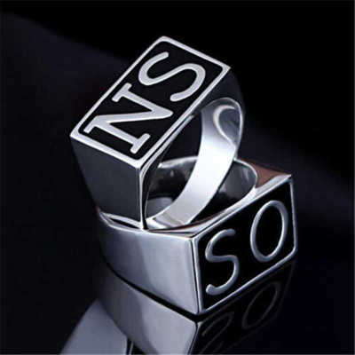 2 pcs Sons of Anarchy TV SOA Cosplay SONS Rings SO NS Silver