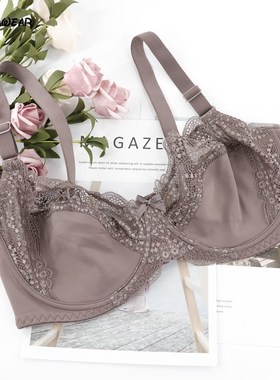 Beauwear Large Size BrasD Cup for Women Underwired Non-padde