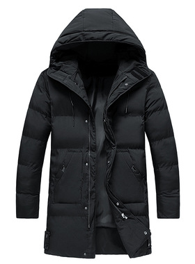 Parkas 2022 Casual Classic Winter Black Jacket Men's Windbre