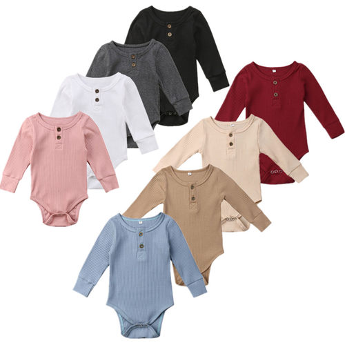 8Color ! 0-24 M Toddler Baby Girls Clothes Basic Pure Color