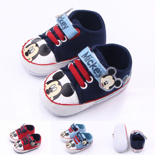 New  Classic Newborn Baby Boys Girls First Walkers Shoes Inf