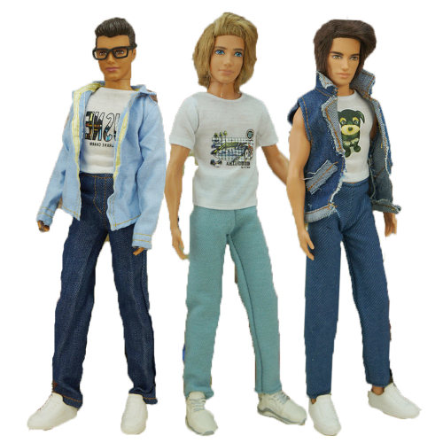 Ken Doll Cloth Jeans Denim Jacket Coat Trousers Hoodie Doll