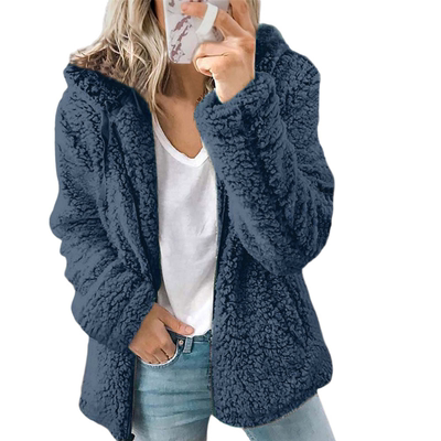 2022 Women Autumn Winter Jacket Female Coat Causal Soft Hood