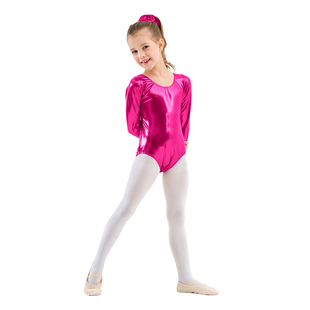 AOYLISEY Ballet DanceShinny Metallic Leotards for Girls Gymn