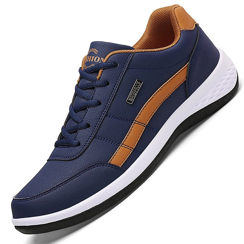 Leather Men Shoes Sneakers nd Casual Shoe Italian Breathable