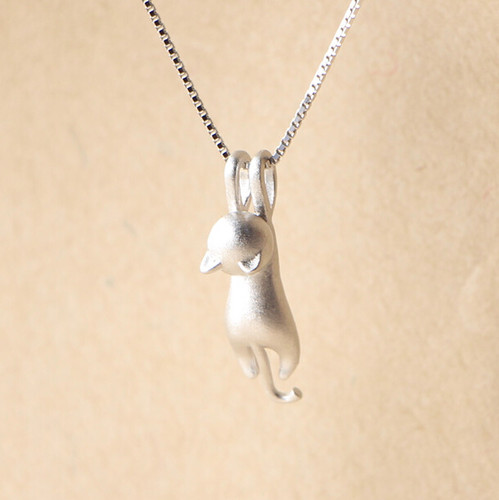 Silver Color  Necklaces Cats Pendants&Necklaces Necklace Fin