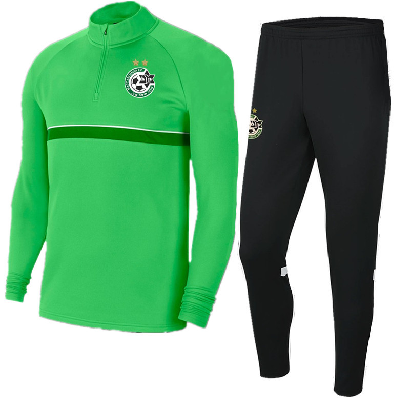 Israel Maccabi Haifa Half Zipper Heating Top Man 2021 22 ATZ