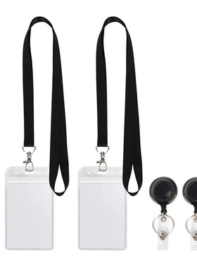 Name Card Holder Keychain Nurse Accessories Badges Set Lanya