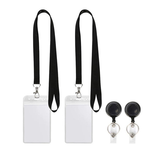 Name Card Holder Keychain Nurse Accessories Badges Set Lanya