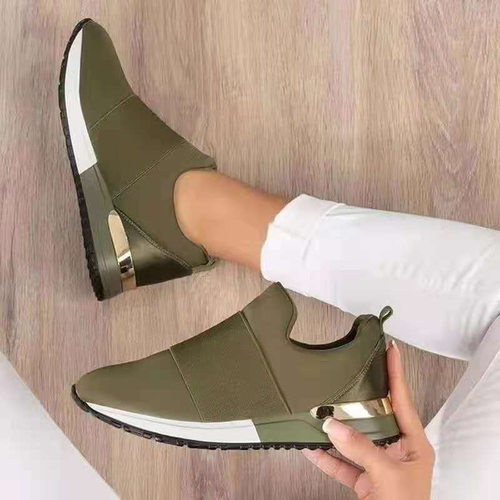 2021 Breathable Mesh Fashion Casual Sports Shoes Platform Fl