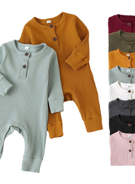 Autumn Newborn Infant Baby Boys Girls Romper Playsuit Overal
