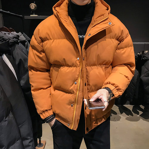 Winter New down Cotton-Padded Coat Thickened Men's Bread Coa