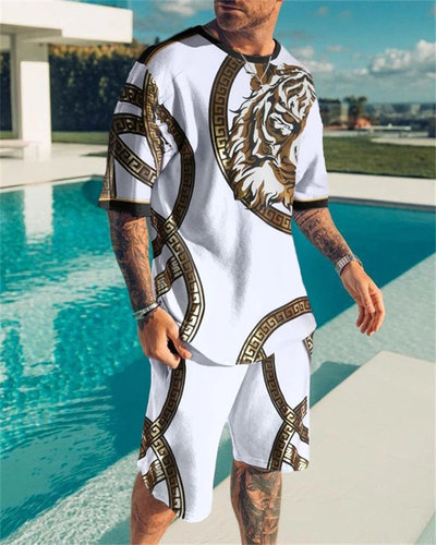 New Summer Setwear Men Set Tracksuit For Man Oversized Cloth
