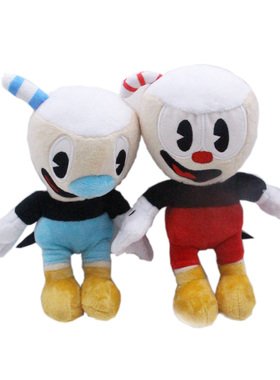 25cm Game Cuphead Plush Toy Mugman Plush Dolls Toys for Chil