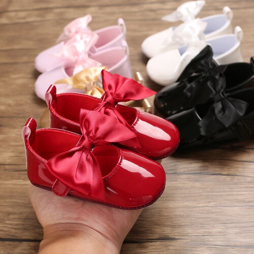 Girls Shoes Flowers Bow Baby Gril Dance Party Shoes Spring A