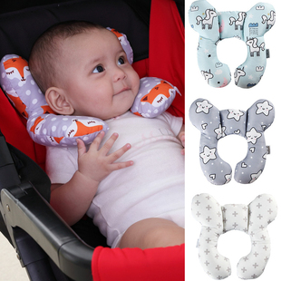 Baby Pillow Protective Travel Car Seat Head Neck Support Pil